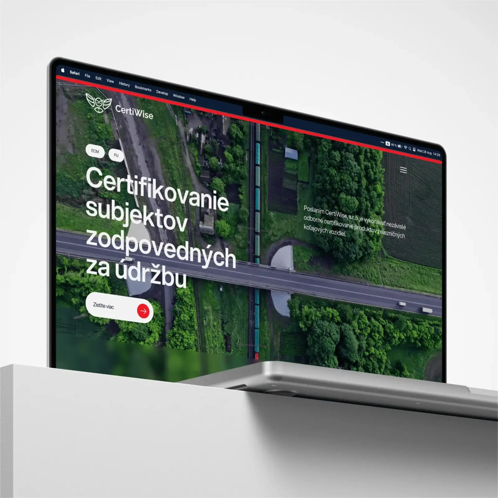 CertiWise — SaaS platform brand and product UI