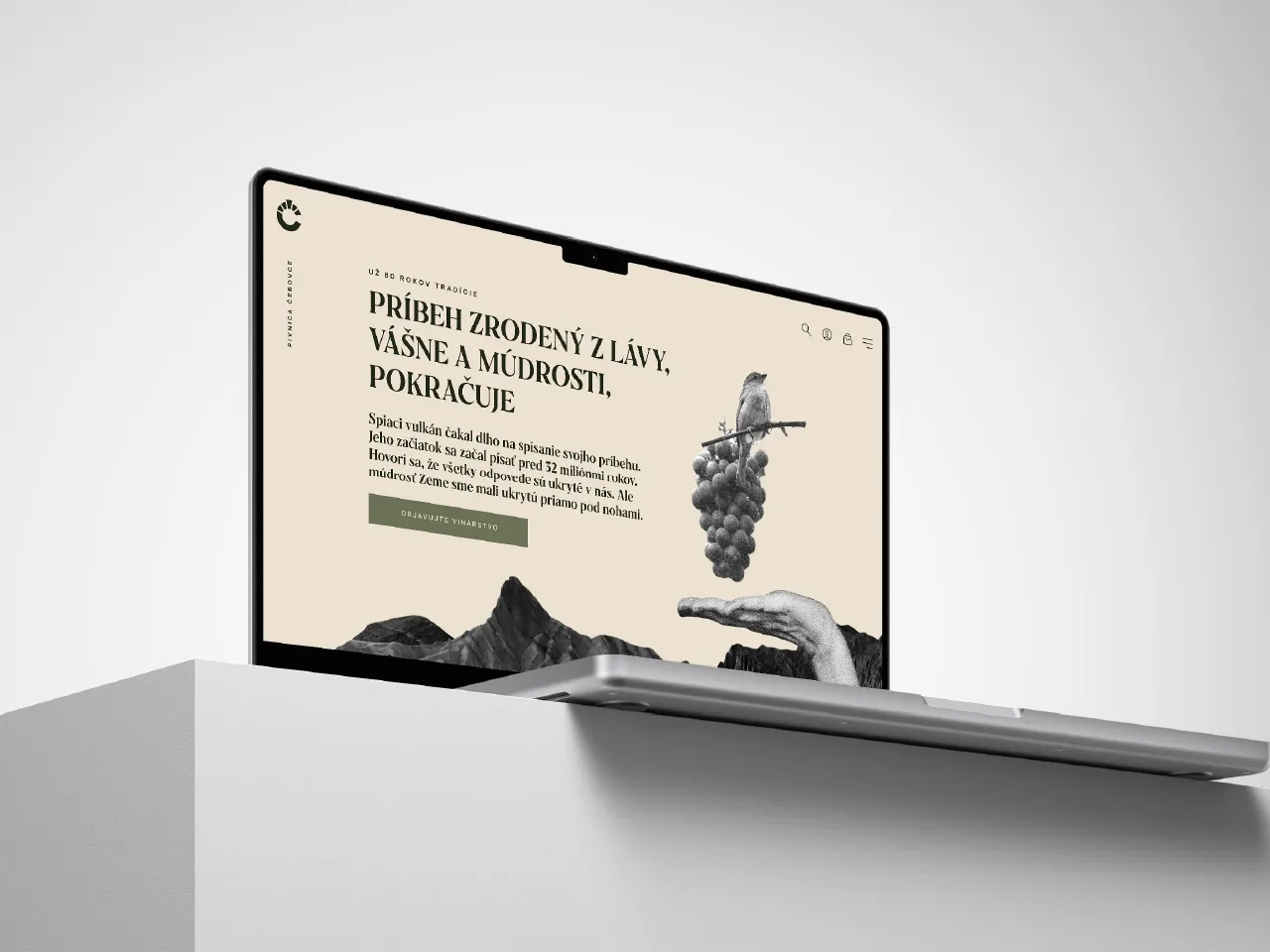 Pivnica Čebovce — family wine cellar branding & website