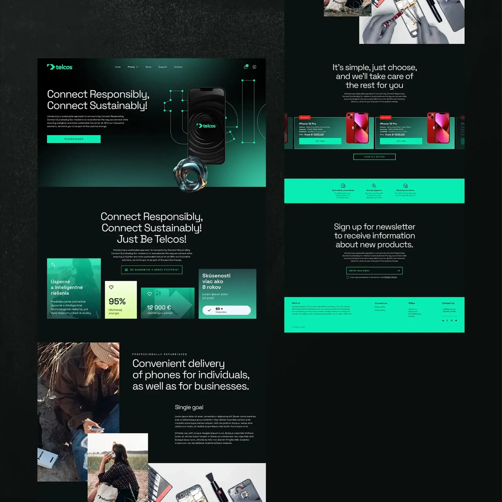 Telcos — web UI